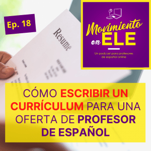 como escribir un currículum como profesor